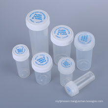 Custom Plastic Pill Vials Pharmacy Reversible Vials Or Pill Bottles Or Dram Vials With Child Resistant Cap